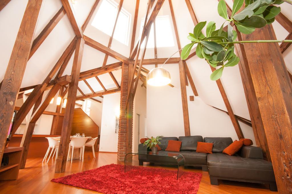 Luxury Loft Apartman Prága Szoba fotó