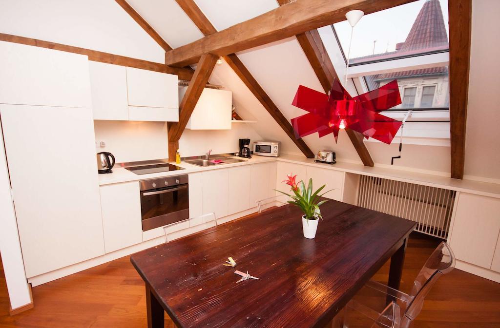 Luxury Loft Apartman Prága Szoba fotó